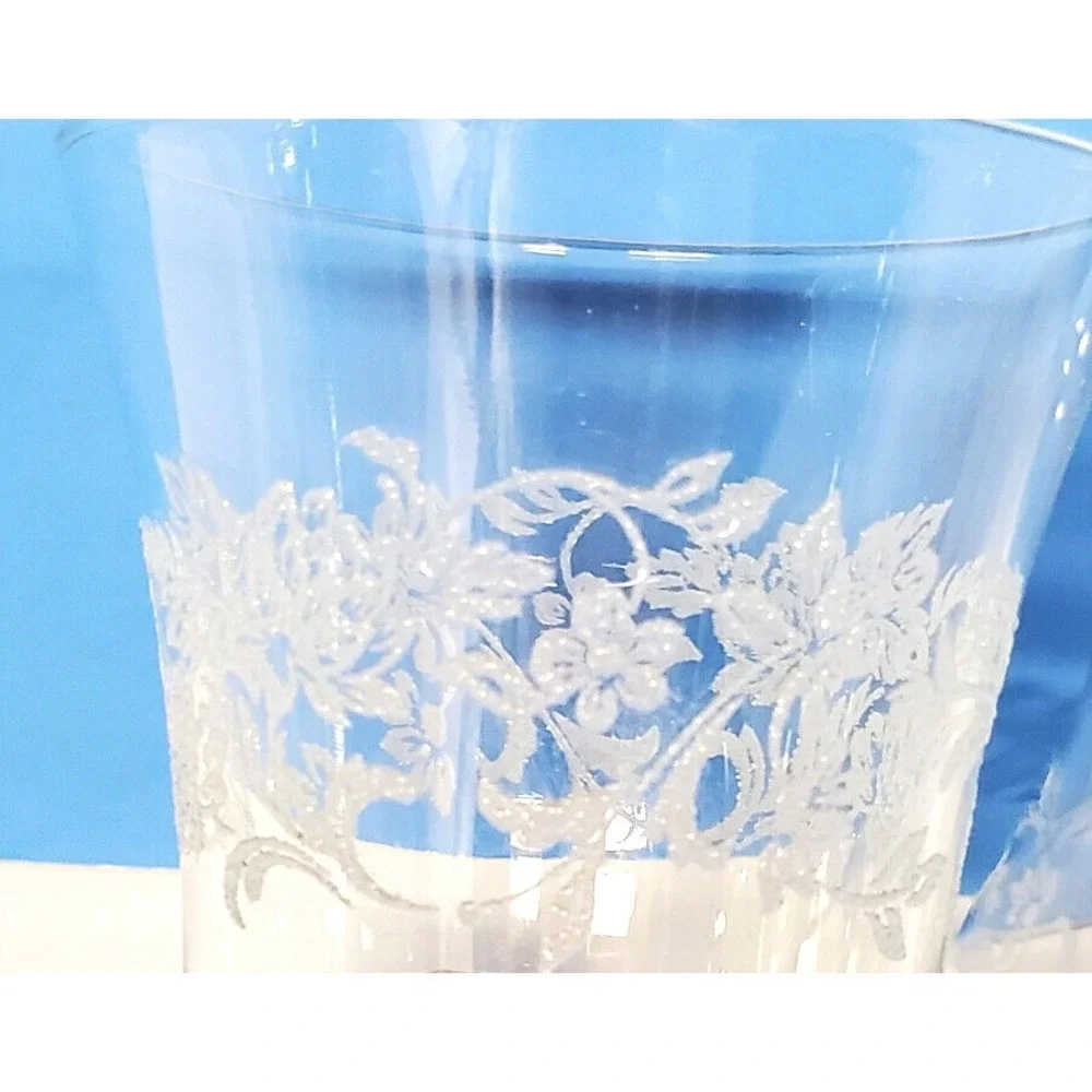 Votive Cups Embossed Floral Peg Candle Cup Homco Home Interiors QTY 2